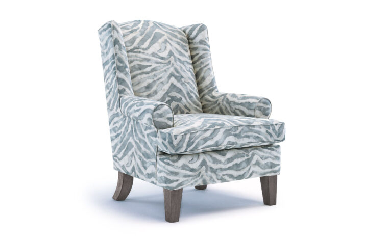 Dress up this wingback chair with a bold fabric pattern or keep it simple with a solid tone and call it the amelia wing chair form best home furnishings