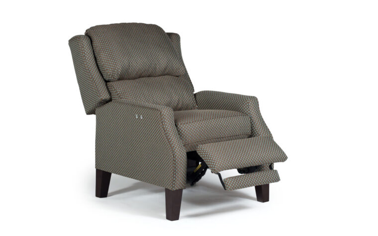 This chair comes in a manual or power recliner