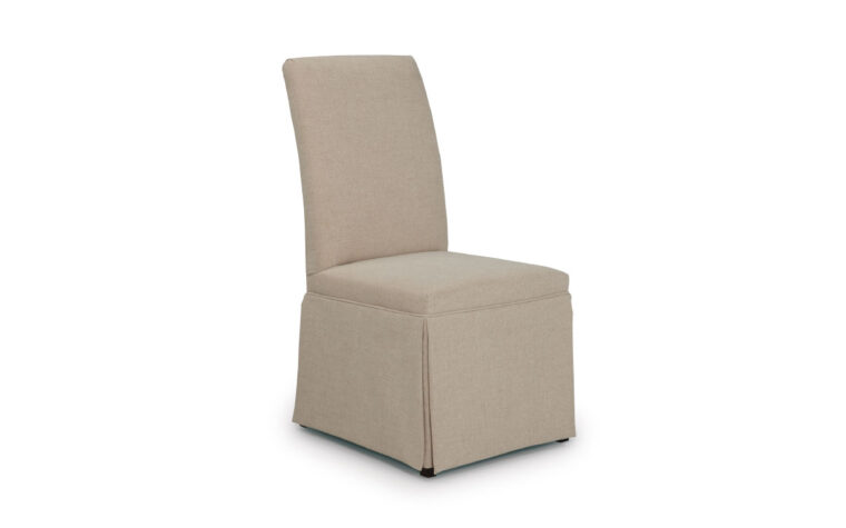 Traditional Skirted Hazel dining chair from Best Home Furnishings allows you to customize to fit your formal dining room