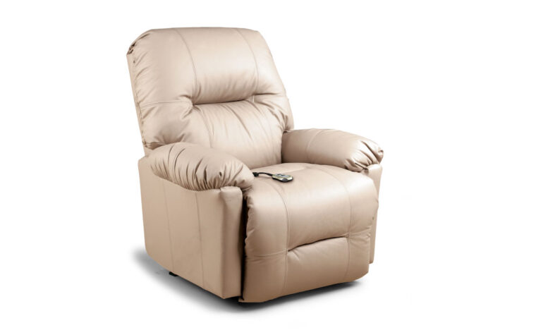 A traditional recliner that is a medium-sized with lots of recliner options