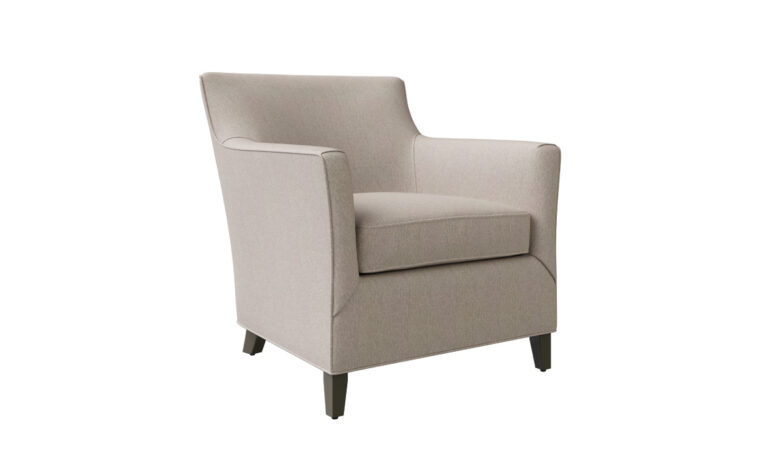 Clarissa Chair by Vogel - Kismet Linen cover - 45 degree angle