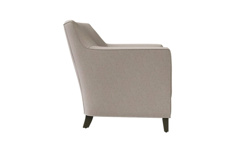 Clarissa Chair by Vogel - Kismet Linen cover - half turn