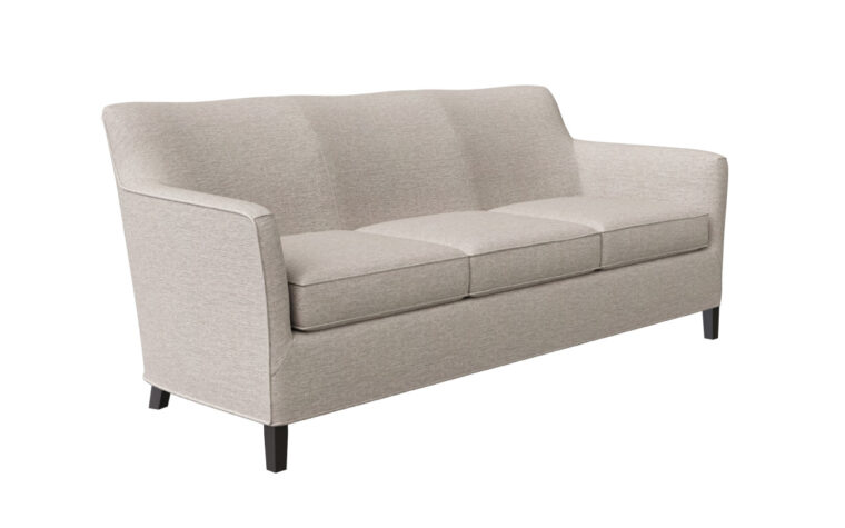 Clarissa Sofa by Vogel - Kismet Linen cover - 45 degree angle