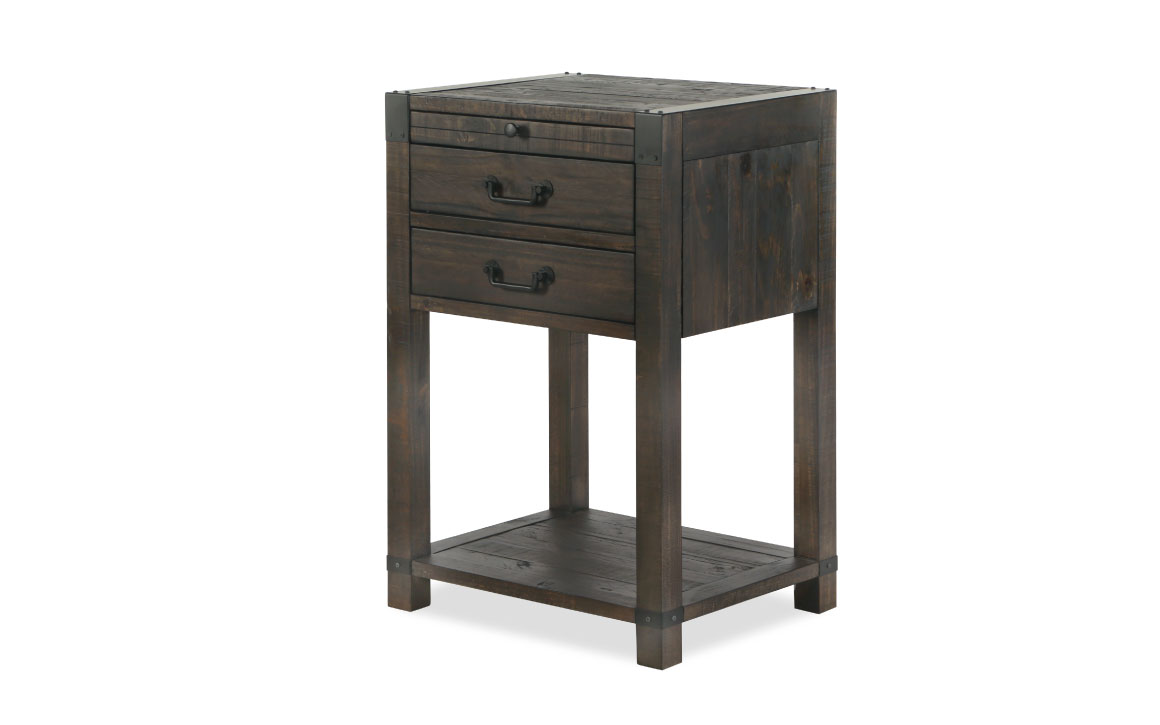 Abington Open Nightstand Transitional Chervin Furniture & Design