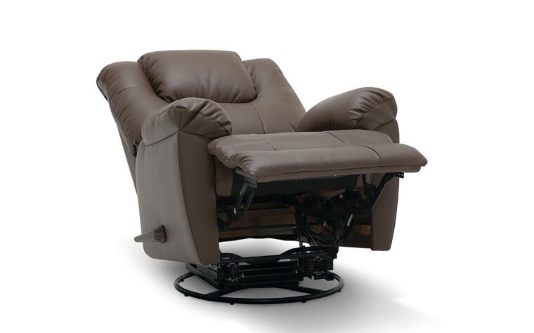 tundra chair is a relaxed casual leather chair in a brown leather