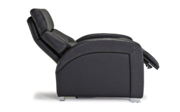 ZG5 Zero Gravity Chair in a brown fabric with back tufting and featuring zero gravity feature for relaxation and health purposes