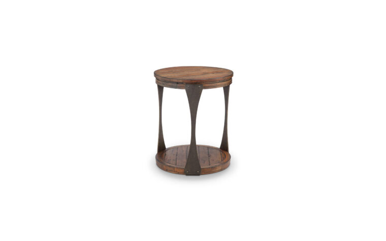 Montgomery Round End Table - perfect for urban dwelling or hunting lodge