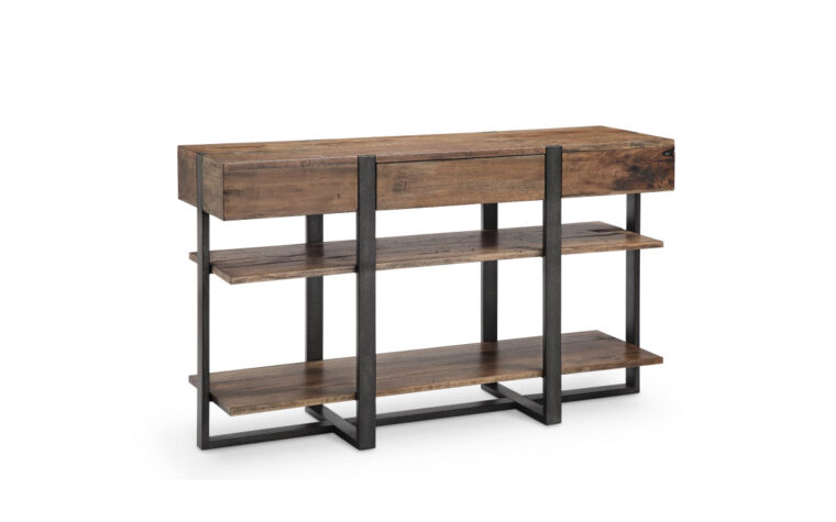T4344-73 Prescott End Table in honey finish