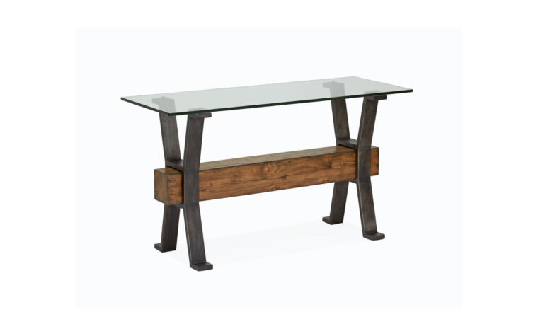 Sawyer Sofa Table - repurposed, industrial style