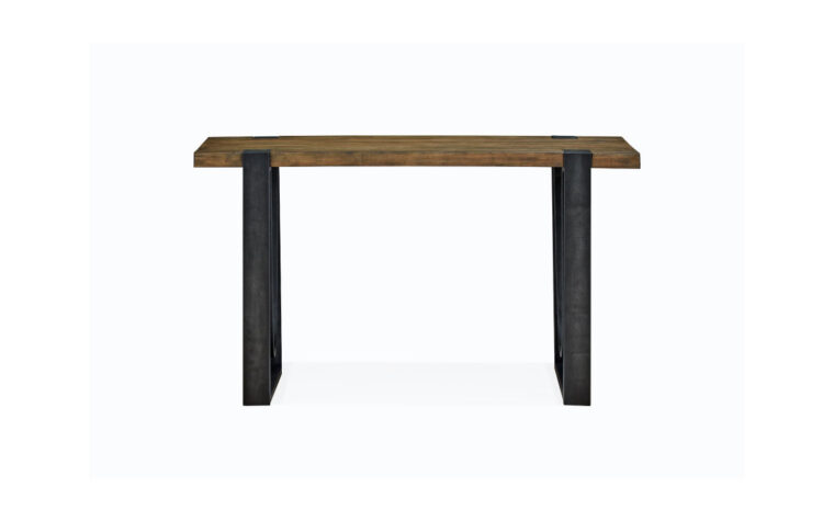 Bowden Sofa Table in rustic honey - front