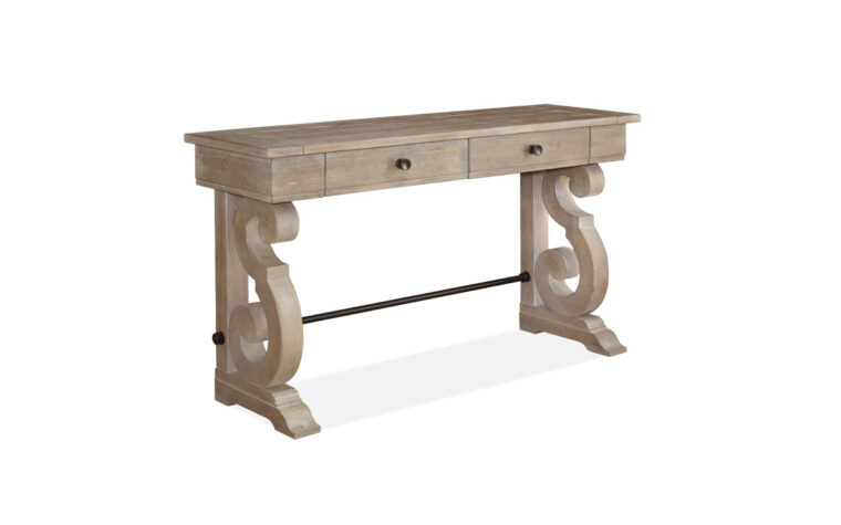 Tinley Park Sofa Table - carved base