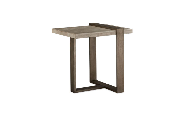 Wiltshire End Table - sea shell marble top