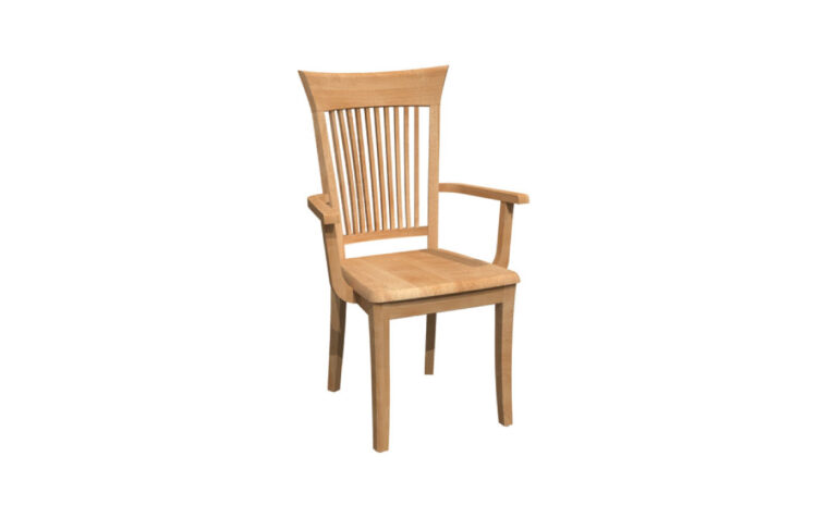 C-1207 Dining Chair with arms no cushion