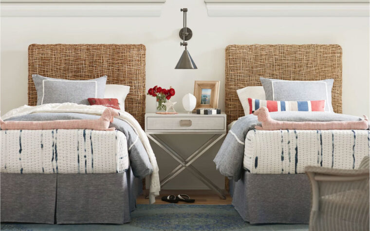 Nesting Headboard - twin room shot