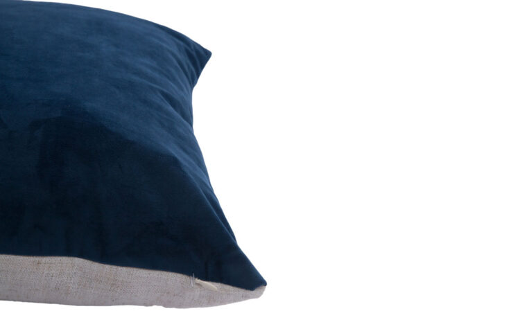 PWFL1075 Lapis Throw Pillow close-up