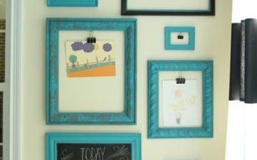 Turquoise Frames Kids' Display - by Less Than Perfect Life Of Bliss