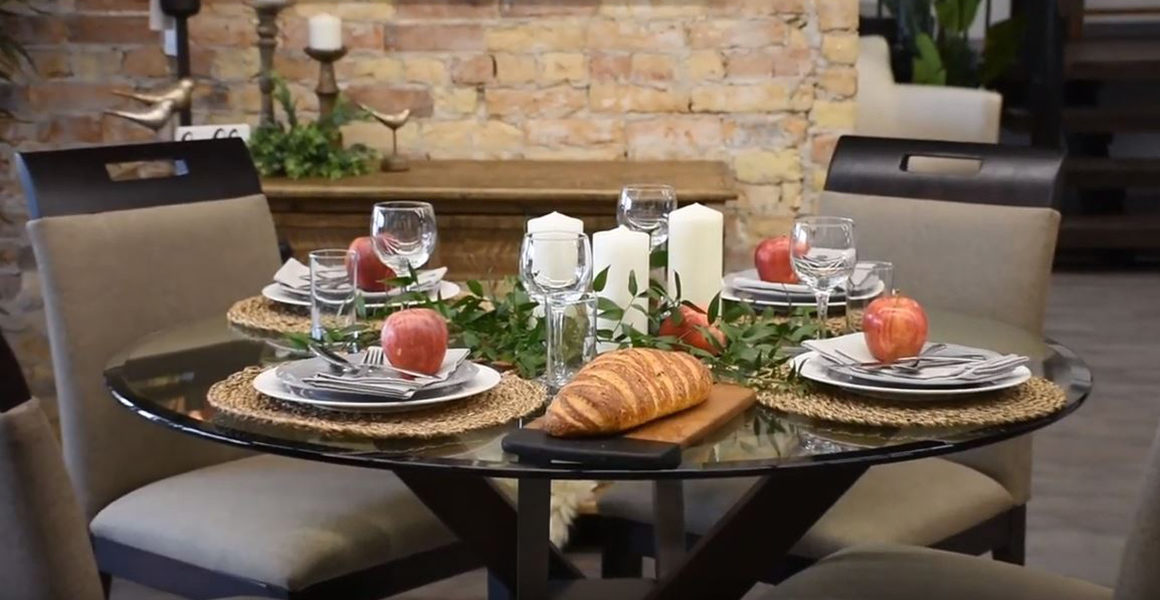 Deciding on a Dining Room Table - Fall tablescape