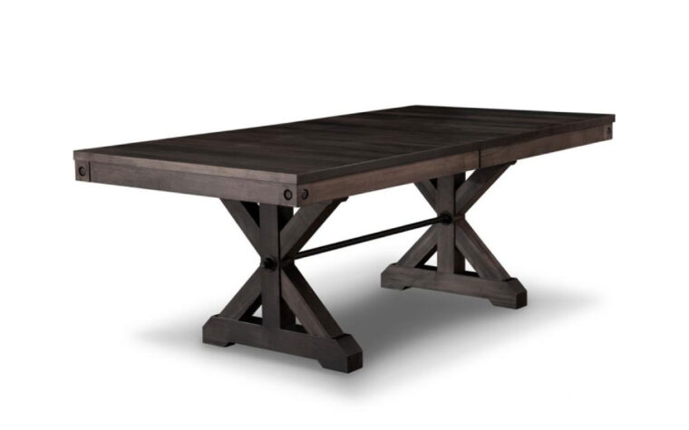 Rafters Trestle Dining Table by Handstone