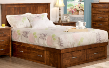 Glengarry bedroom collection with under-bed storage