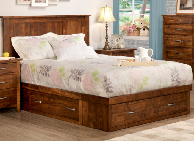 Glengarry bedroom collection with under-bed storage