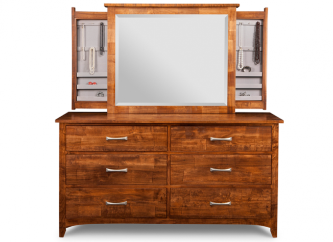 Johurst bedroom collection with in-mirror jewellery storage