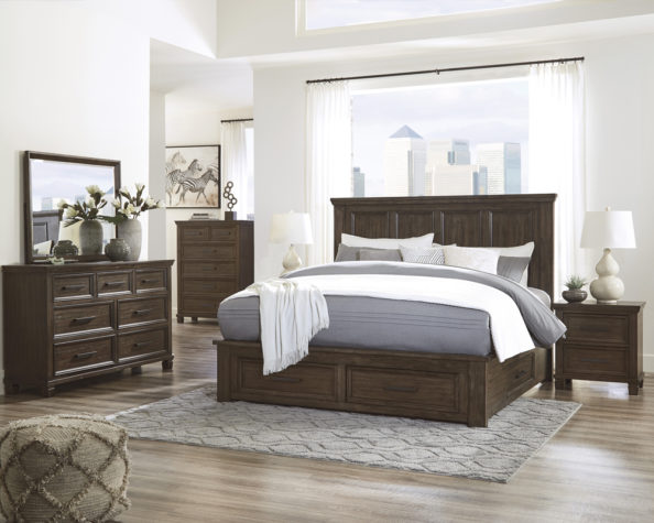 Johurst bedroom collection with under-bed storage