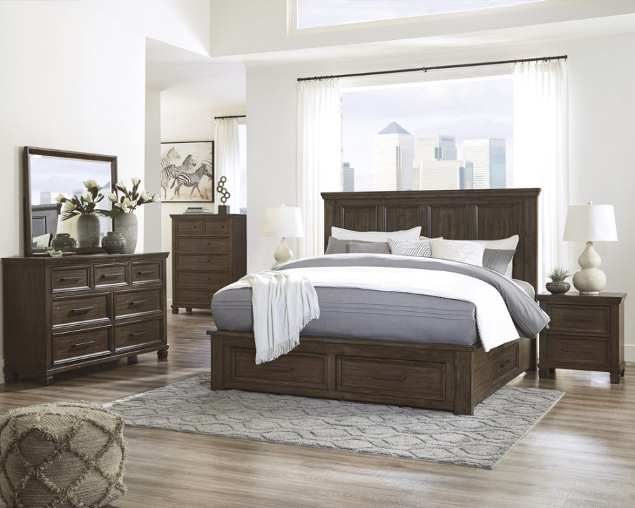 Johurst bedroom collection with under-bed storage