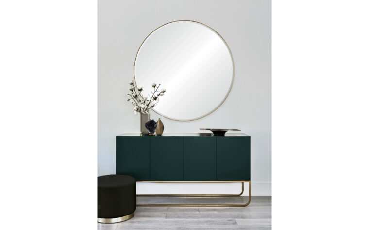Thallo Mirror - room shot - Renwil home decor