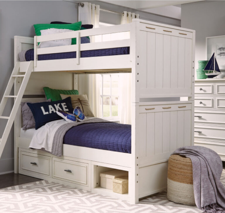 Lake House Bunk Bed by Legacy Classic Kids - white