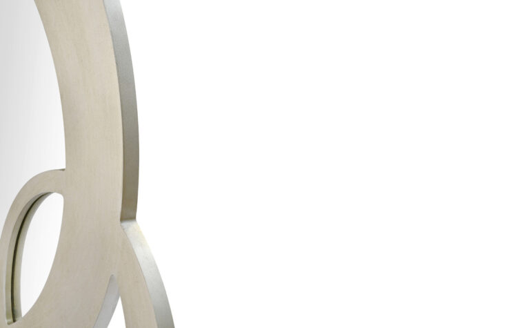 Dublin Circle - Renwil - intersecting metal circles with mirror centres as elaborate modern wall art