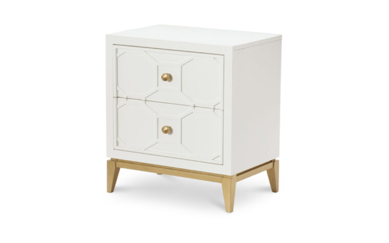 7810-3101 - Chelsea Nightstand with Decorative Lattice
