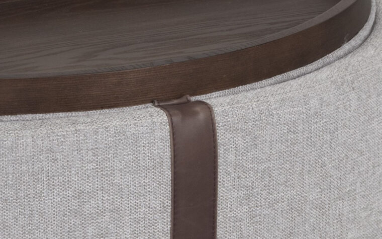 borelli wheeled storage ottoman detail