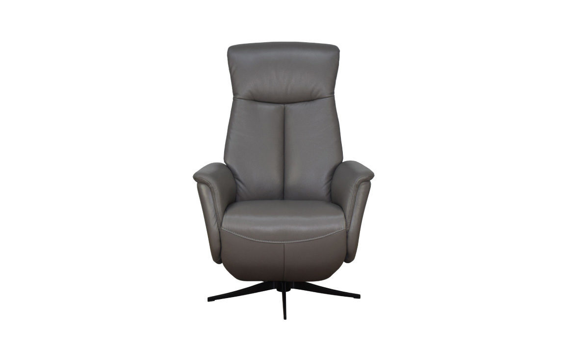 Q30 charcoal reclining chair for small spaces