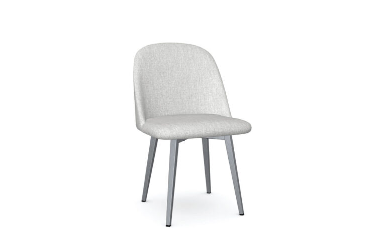 Upholstered chair with a modern feel