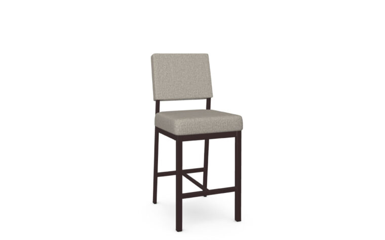 Non swivel stool with a farmhouse look
