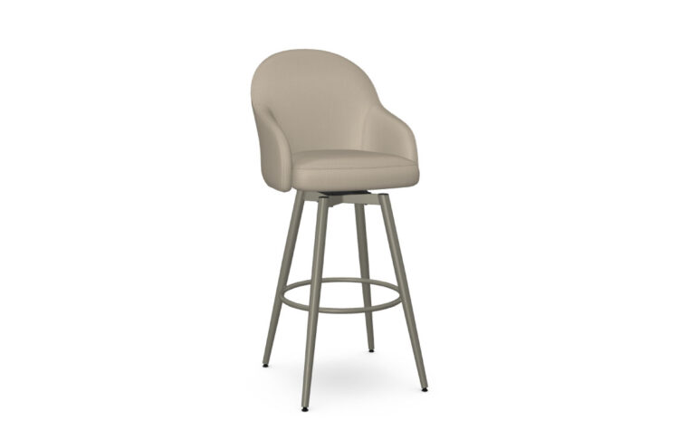 Memory swivel stool with comfort