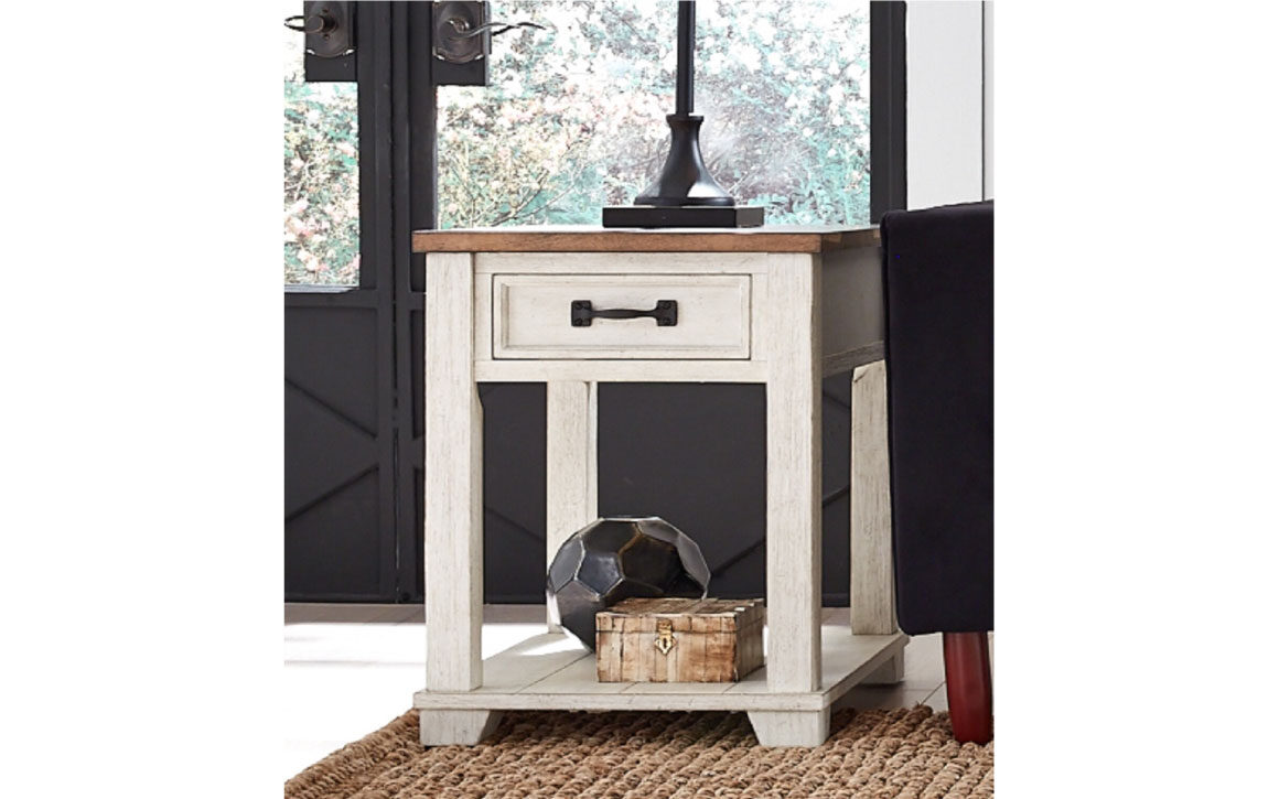 Cottage Rectangular End Table Chervin Furniture & Design