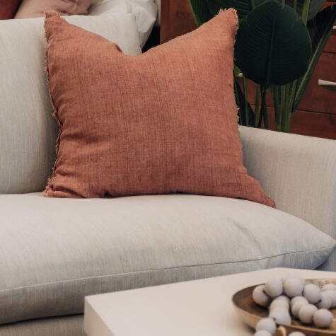 Cushions and comfort for the sofa