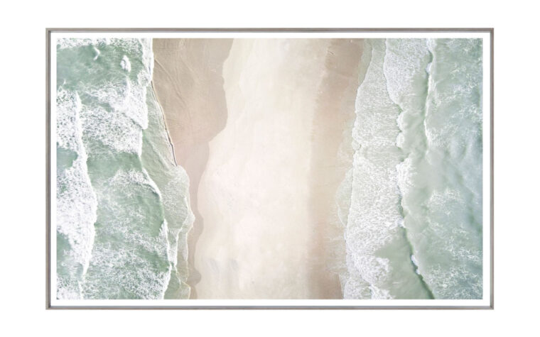 photograph of a coast