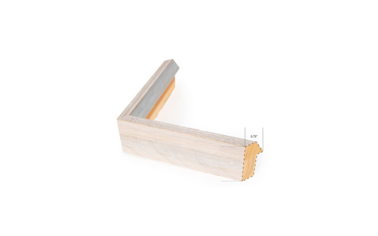 light wood frame with dimensions
