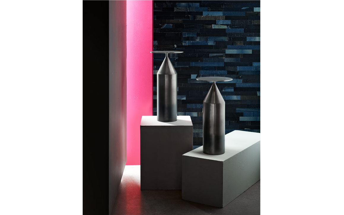 Modernist Martini Table Industrial End Table Chervin Furniture & Design