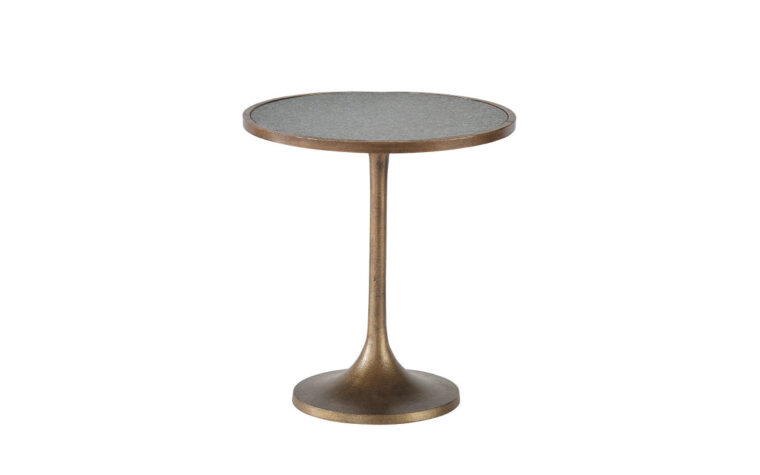 Medium table with rough granite top