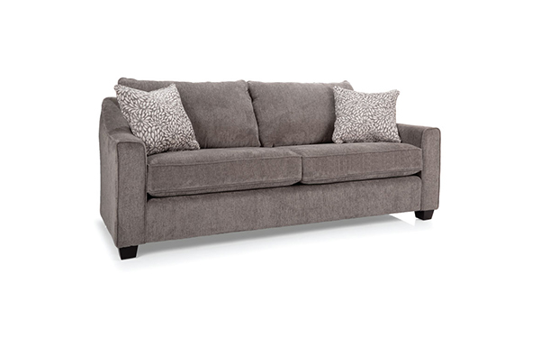 dark grey fabric sofa