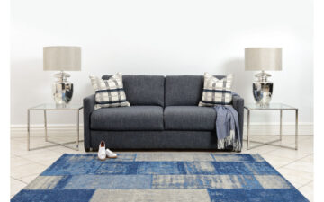 Contemporary sofa bed with 2 different arm options