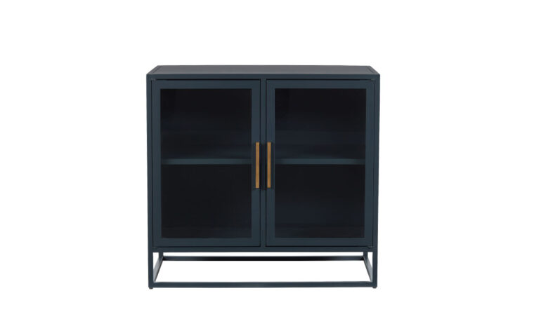 Cabinet with a deep blue finish
