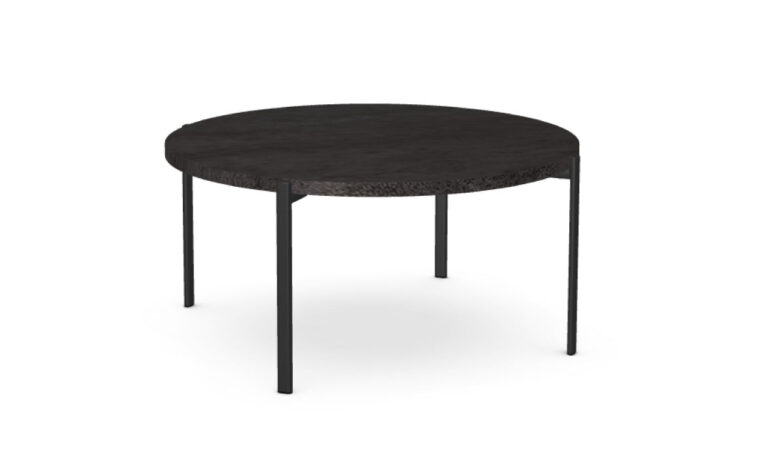 coffee table with metal legs and metal table top