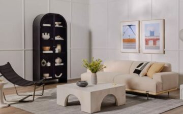 Four Hands Fausto coffee table.