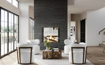 Set of Zara swivel chairs by Vogel.