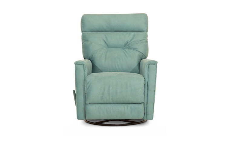 Denali Palliser Recliner Chair in a blue green fabric