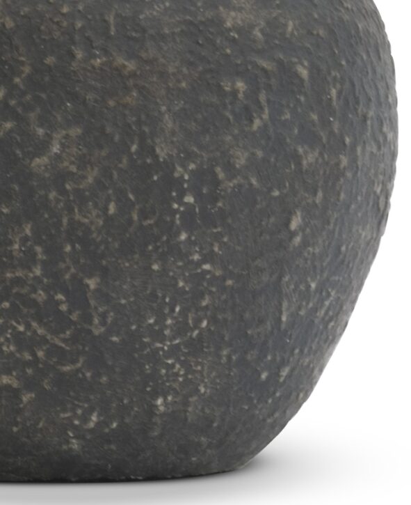 Rockwood modern table lamp mottled texture detail on brown ceramic base